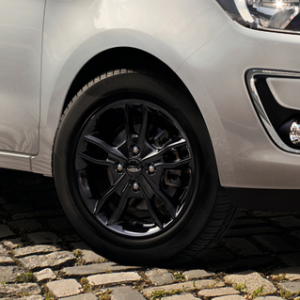 Platišče iz lahke zlitine 15" 5 x 2 kraki, črn